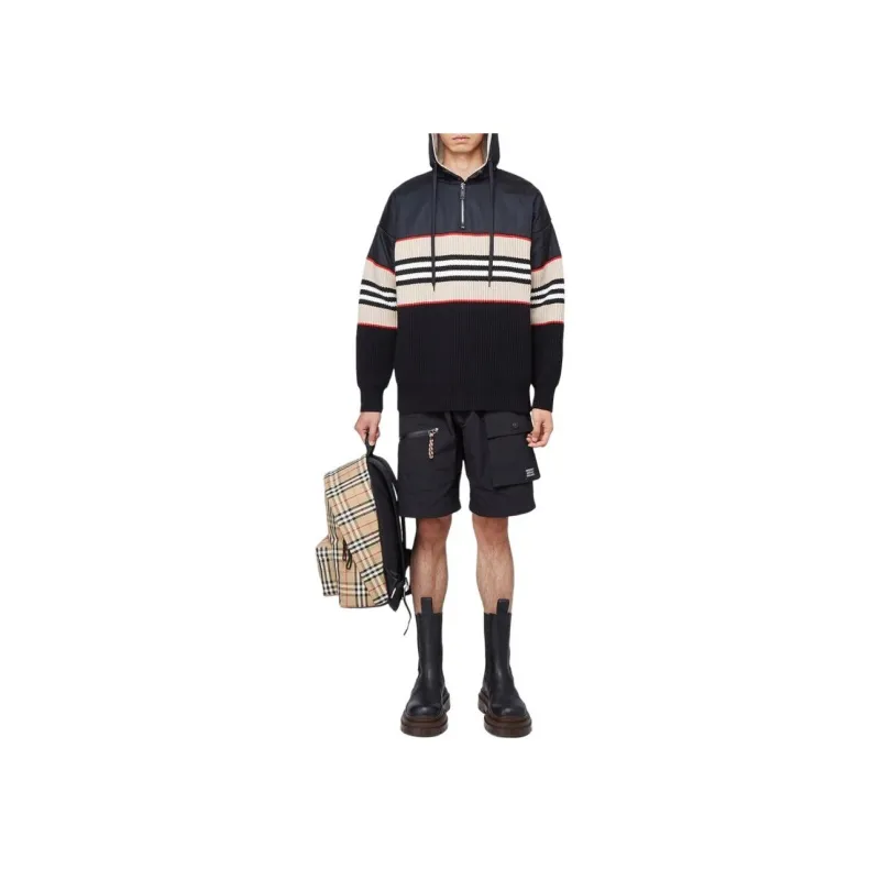 Burberry Casual Shorts Men's Black-2