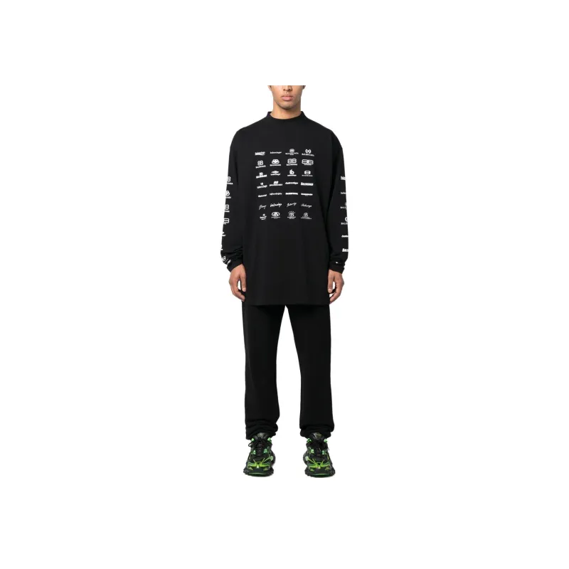 Balenciaga SS23 Sweatshirt Regular Fit Men's Black-1