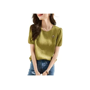 Mo Han Yi Mei Shirt Women's Yellow Green