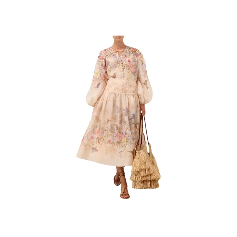 Zimmermann Illuminate Midi Skirt-3