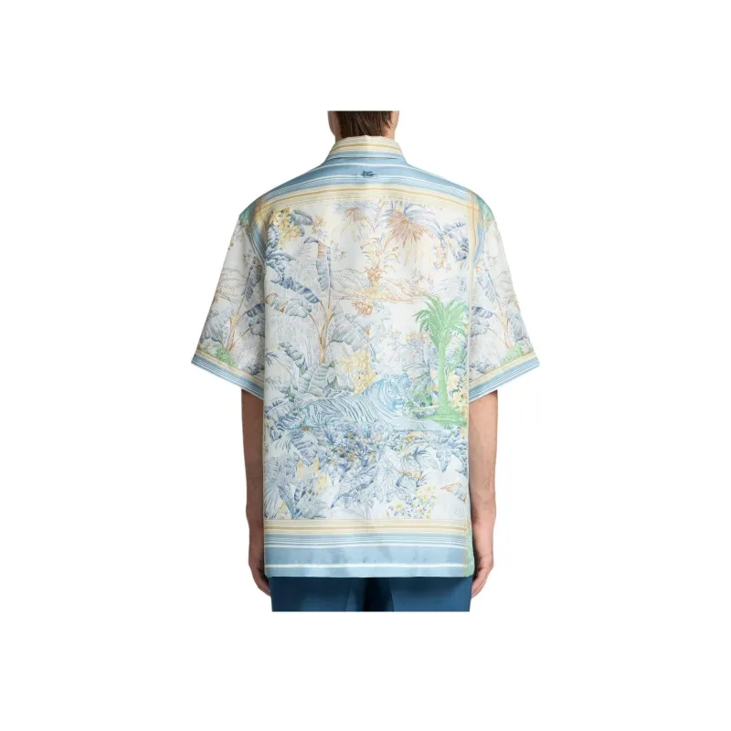 ETRO Graphic Printed Short Sleeved Shirt-2