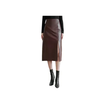 Cypress House Casual Long Skirt Women's Burgundy