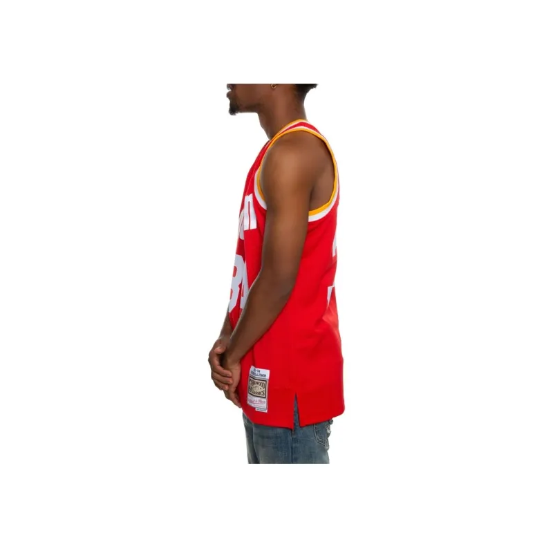 Mitchell Ness Basketball Jerseys Men Red-4