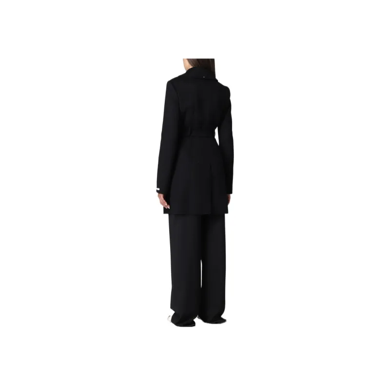 SportMax Belted Long Sleeved Coat-2