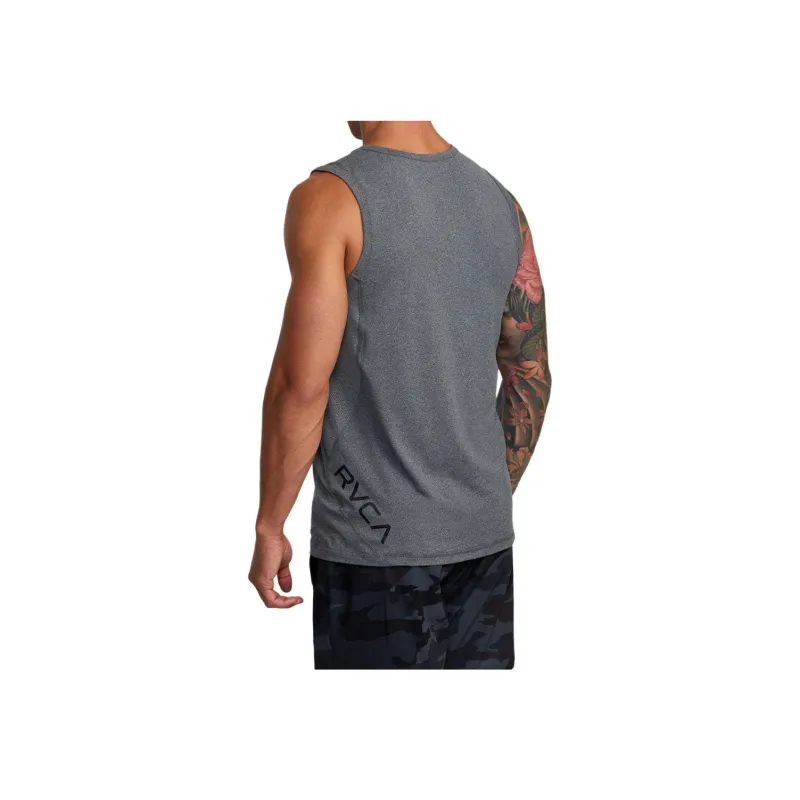 RVCA Tank Tops Men's Charcoal Gray-4