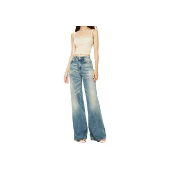 Wen Shan Jeans Women's Sea Wave Blue