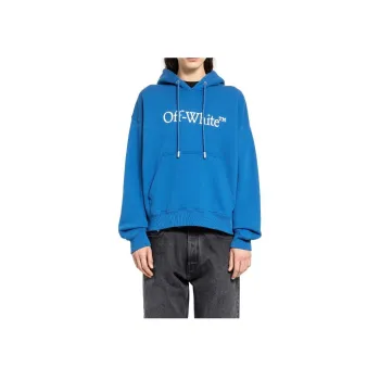 OFF WHITE Big Bookish Skate Drawstring Hoodie