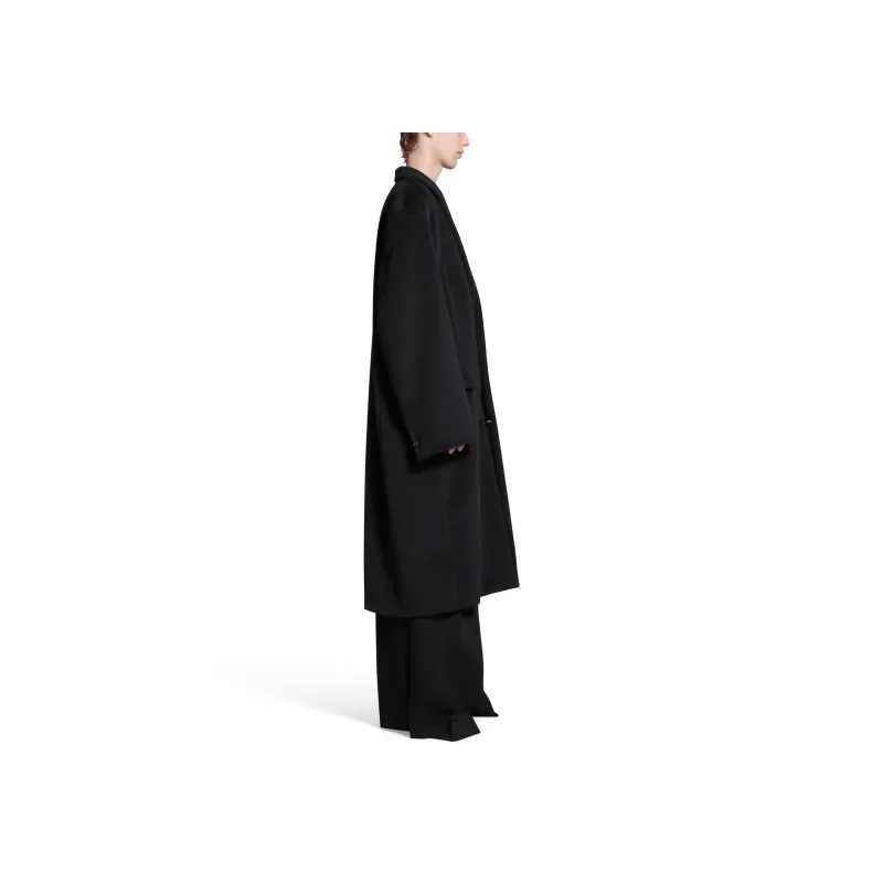 Balenciaga Coats Men Black-4
