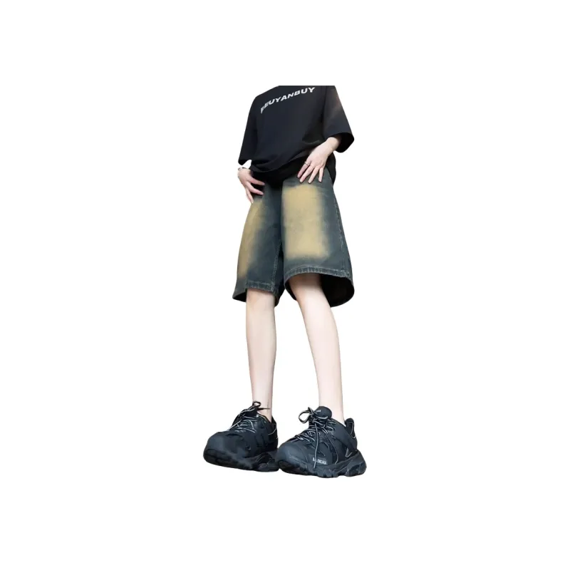 UNthemed Denim Shorts Unisex Nostalgic Blue-0