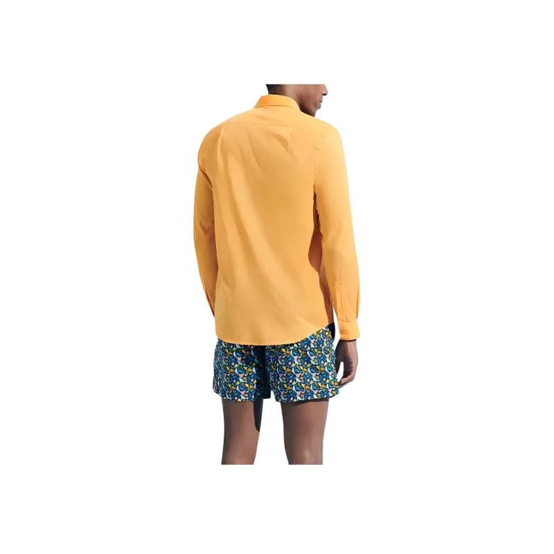 Vilebrequin Caracal Turtle embroidered Voile Shirt-3