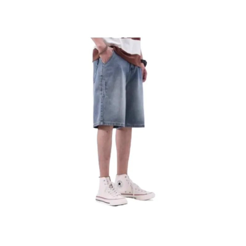 PAUL FRANK Denim Shorts Men's Blue-2