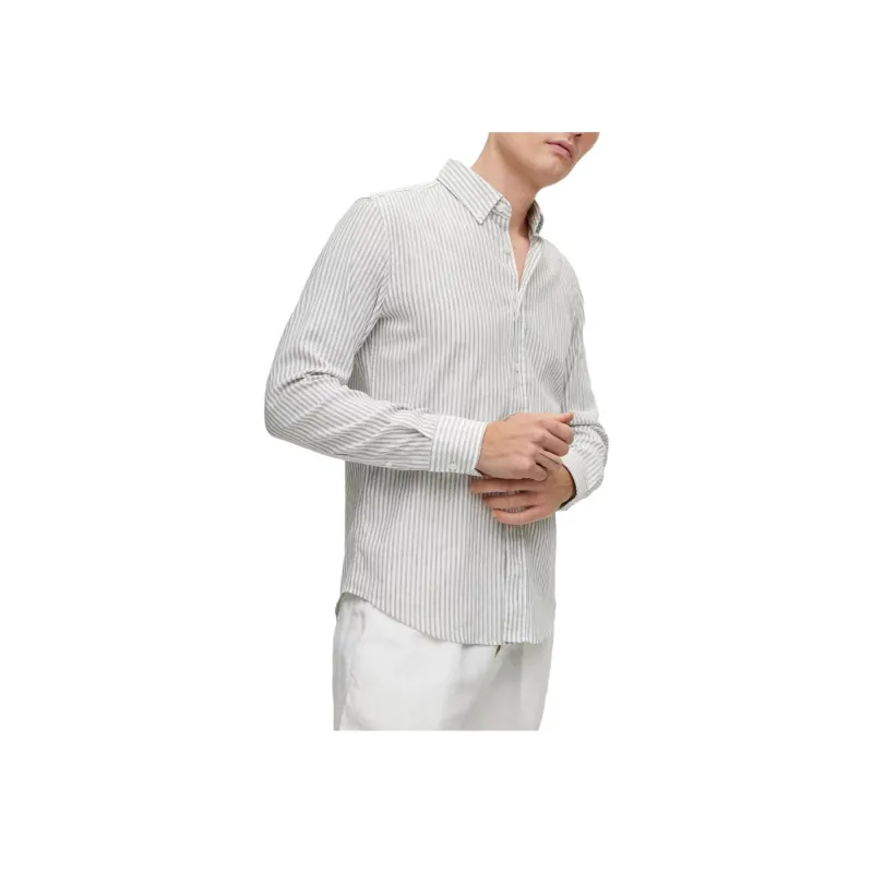 HUGO BOSS Shirts Men Light Gray-1