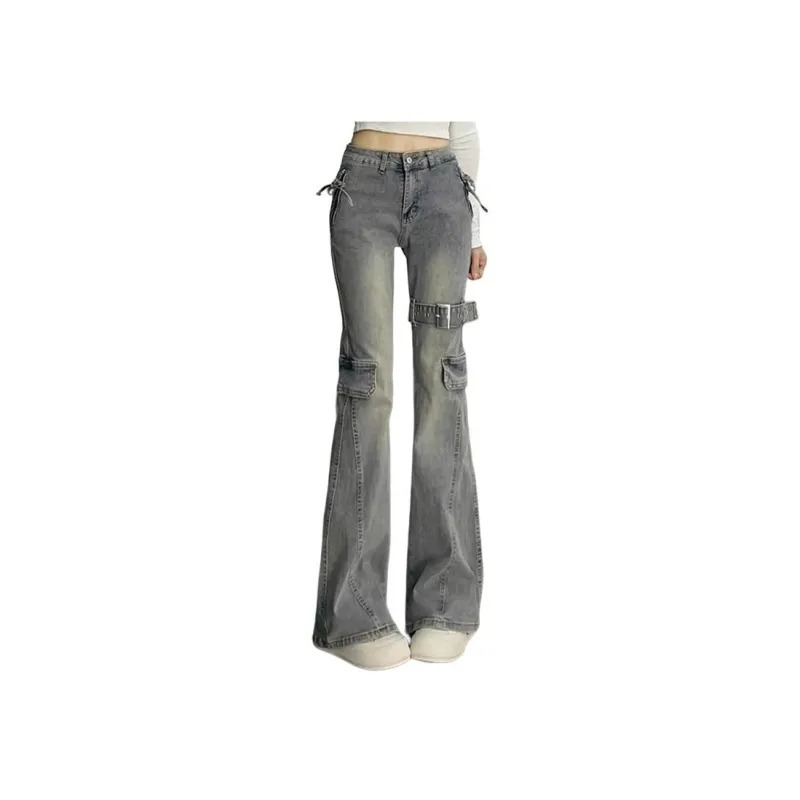 MGXEK Jeans Unisex Vintage Blue-0