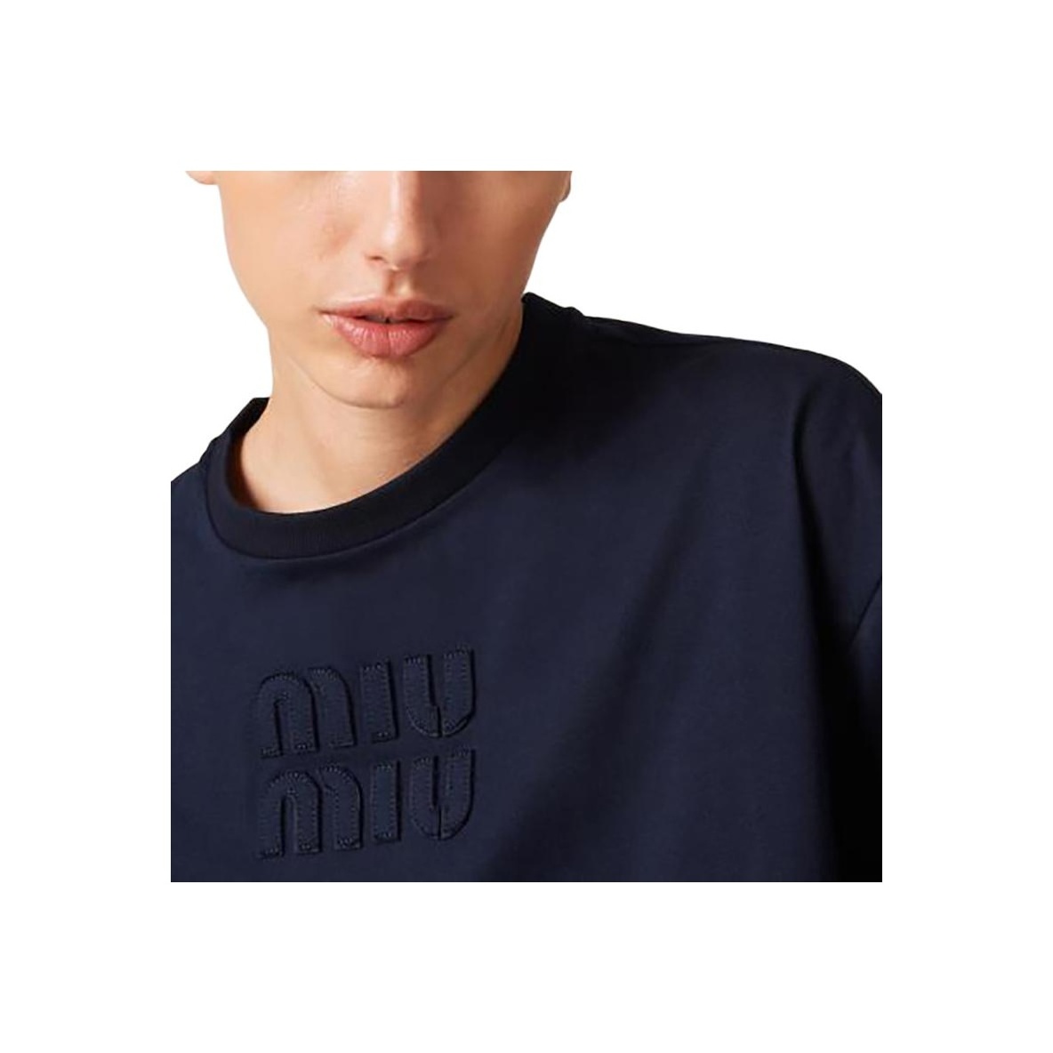 MIU MIU T-Shirts Women's Blue M - Cheap Rcj Jordan Outlet