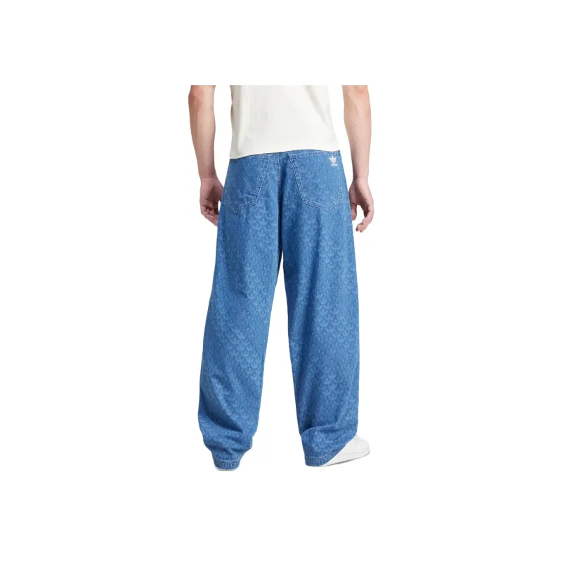 Adidas Originals Denim Monogram Pants-1