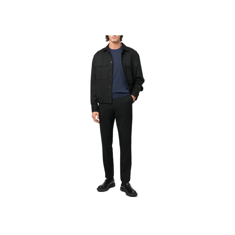 Ermenegildo Zegna Cashmere Sweaters Men Navy Blue-1