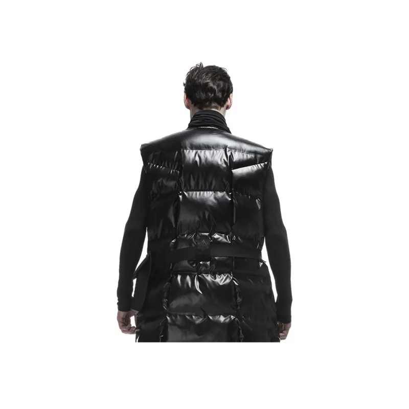 NORVINCY Mid Length Cycling Loose Fit Without Hood Puffer Jacket Winter Unisex-3