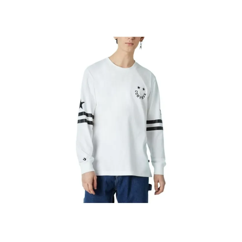 Converse Twisted Varsity Cheerful T Shirt Men's White-0