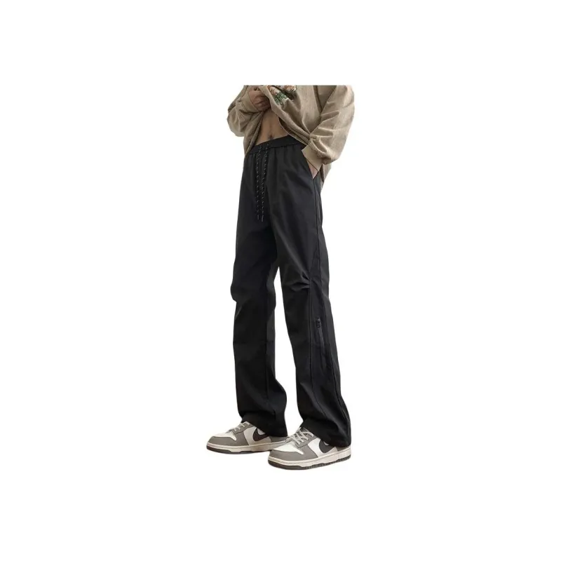 SOCKKEY Casual Pants Unisex Black-0