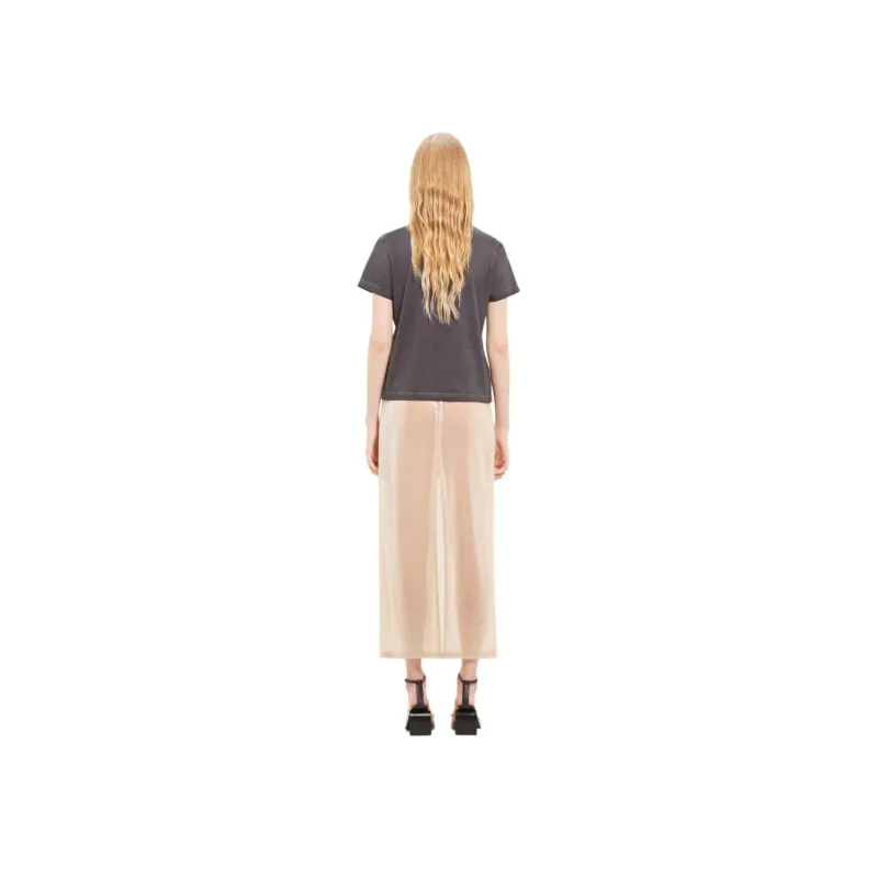 Courrèges Glitter Long Skirt-1