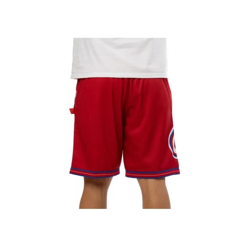 Mitchell Ness Basketball Shorts Men Red-7