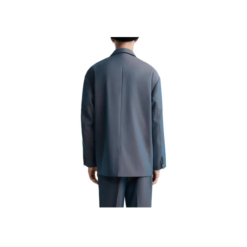 ZARA Business Suits Men Blue-3