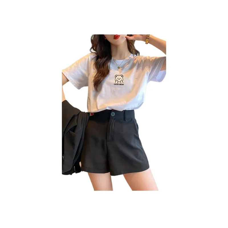 Tonlion T Shirt Women's Bleached-3