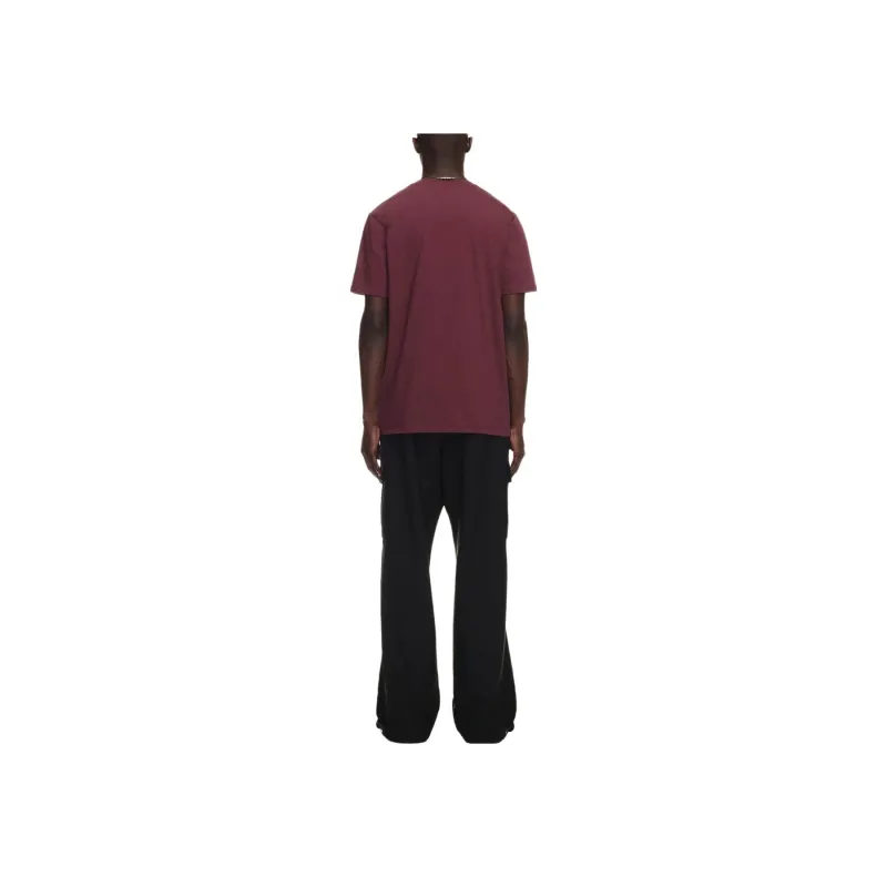 OFF WHITE T Shirts Men Burgundy-2