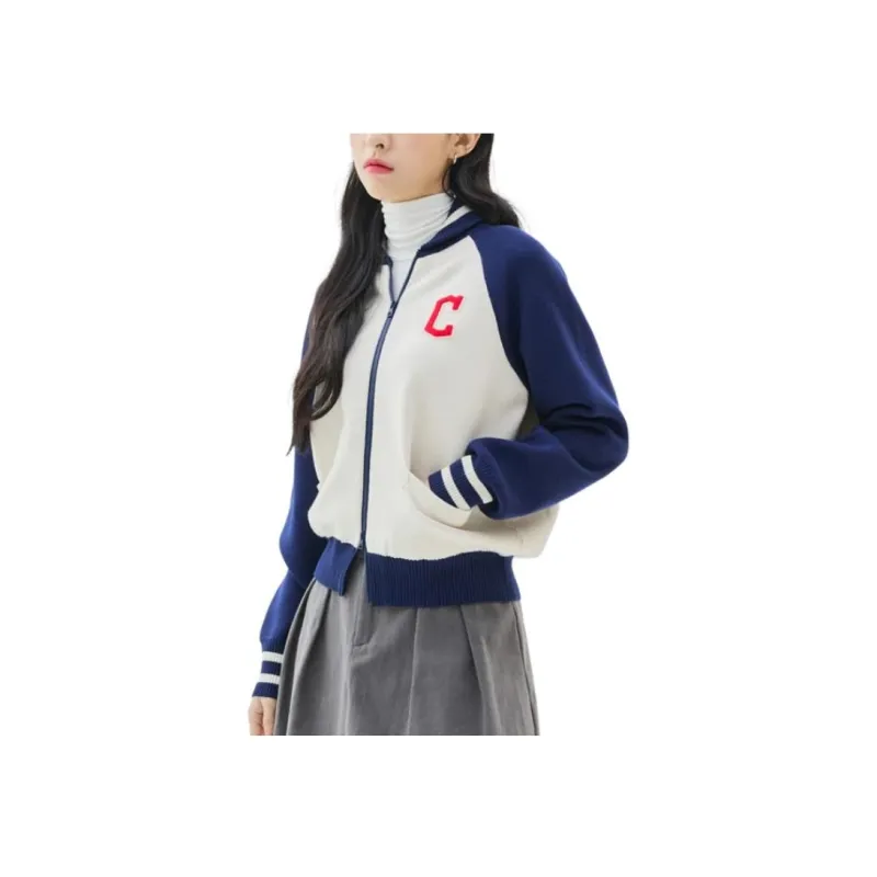 MLB Knitwear Women's White Blue-2