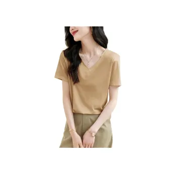 Mo Han Yi Mei T Shirt Women's Khaki