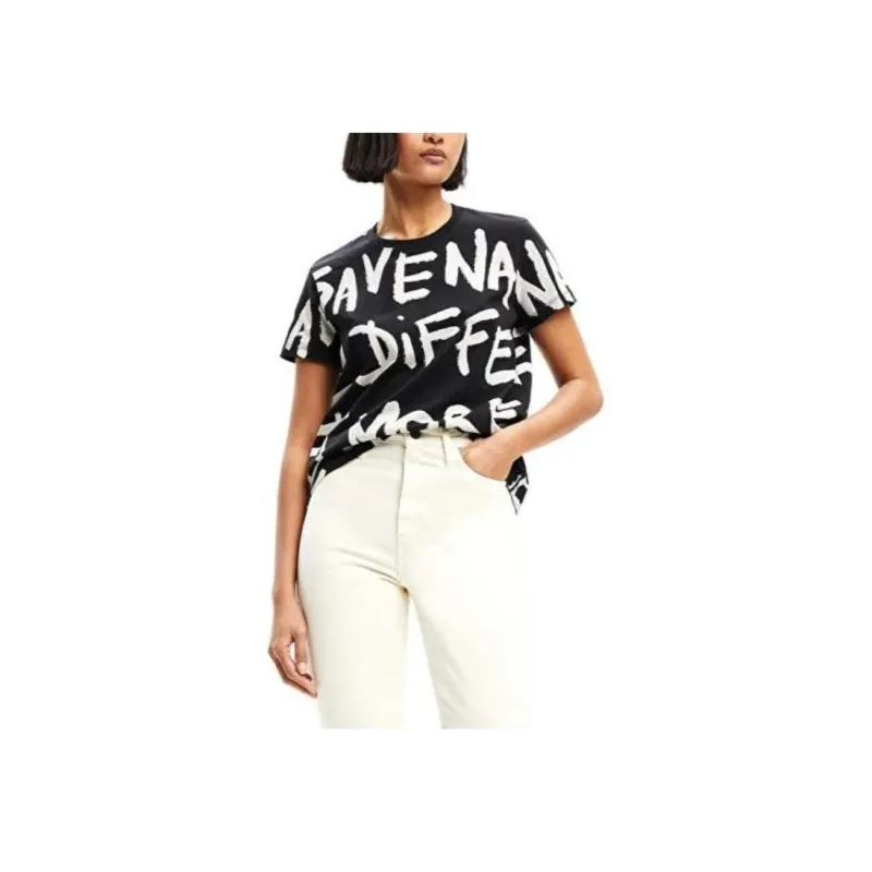 Desigual T Shirts Women's Black-2