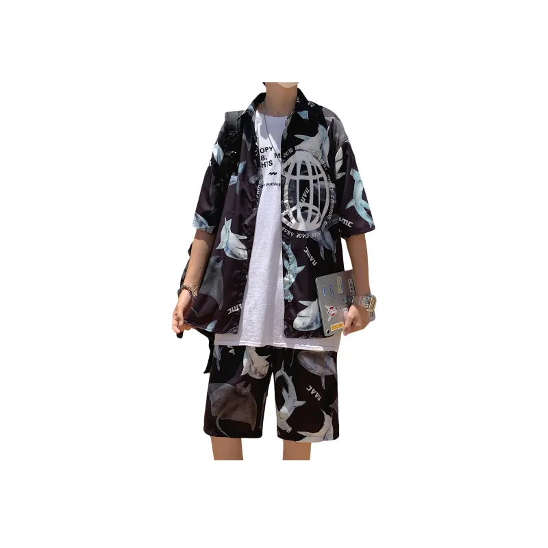 ZWWWZ Shirt Matching Set Unisex-7