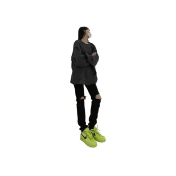 SOCKKEY Jeans Unisex Black