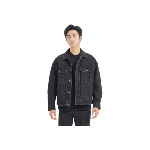 LESS IS MORE 데님 블랙 남성 자켓