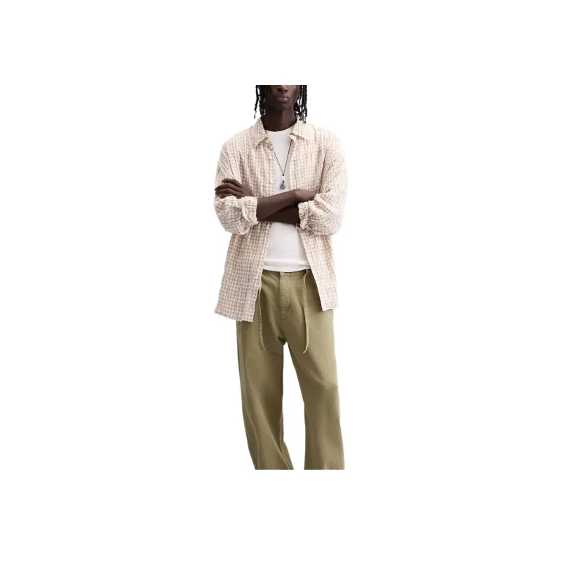 ZARA Shirts Men Beige-2