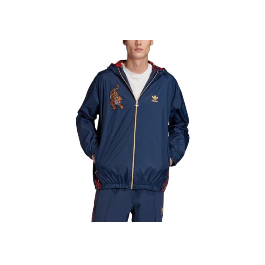 【adidas】Originals★CNY配色ロゴ中綿ジャケット★ Adidas Originals Men's Lunar New Year Allover Print
