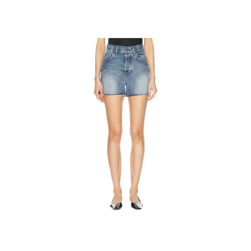 GRLFRND Denim Shorts Women's Blue-0