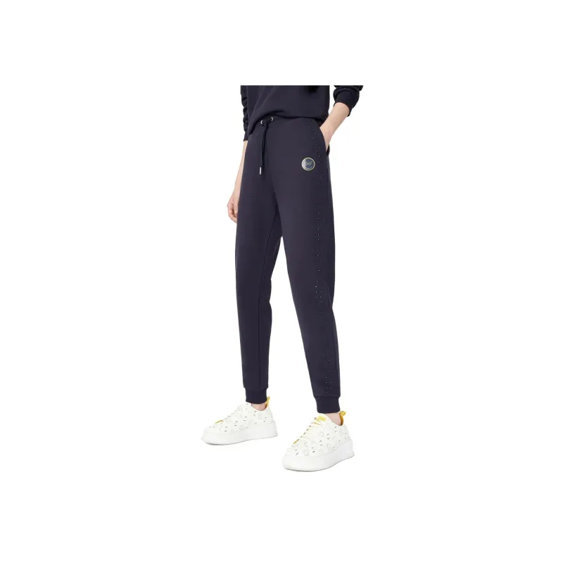ARMANI EXCHANGEAE SS23 Knitted Sweatpants Women's Marine Blue-1