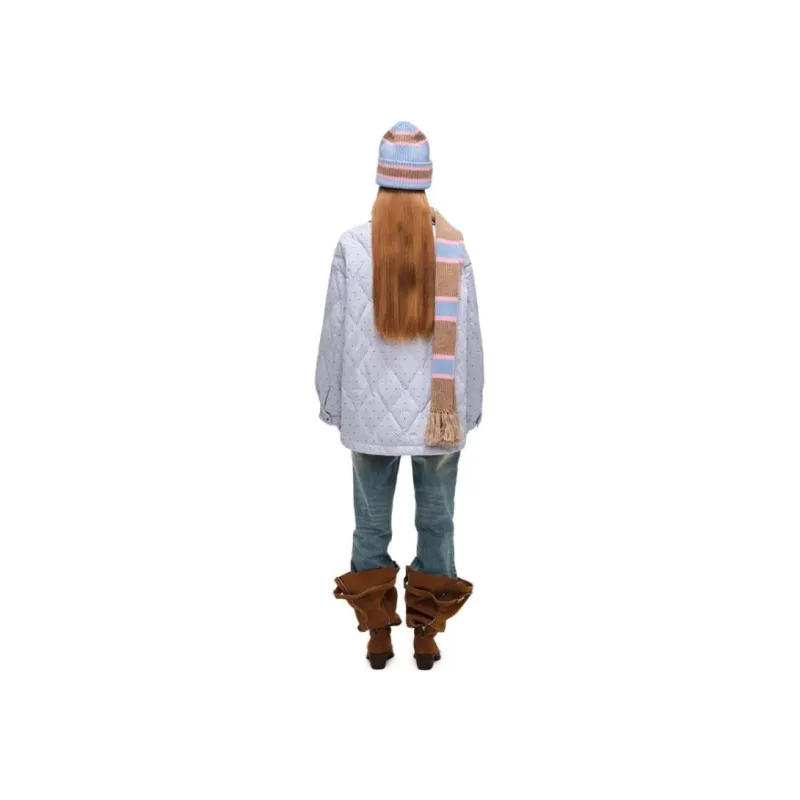 Alexia Sandra Down Jacket Women's Blue & White-1
