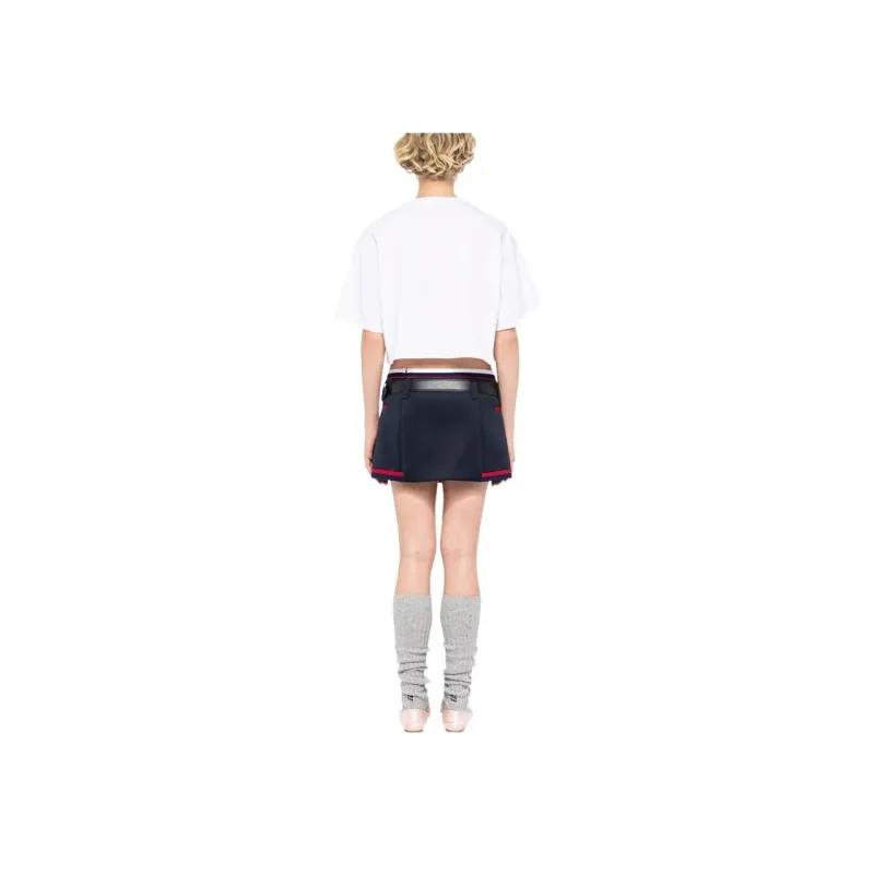 MIU MIU FW22 Crop Top Women's White-2
