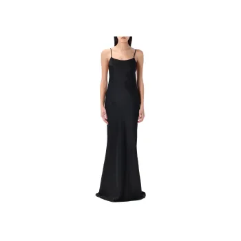 THE ANDAMANE Slip Dress Women's Black