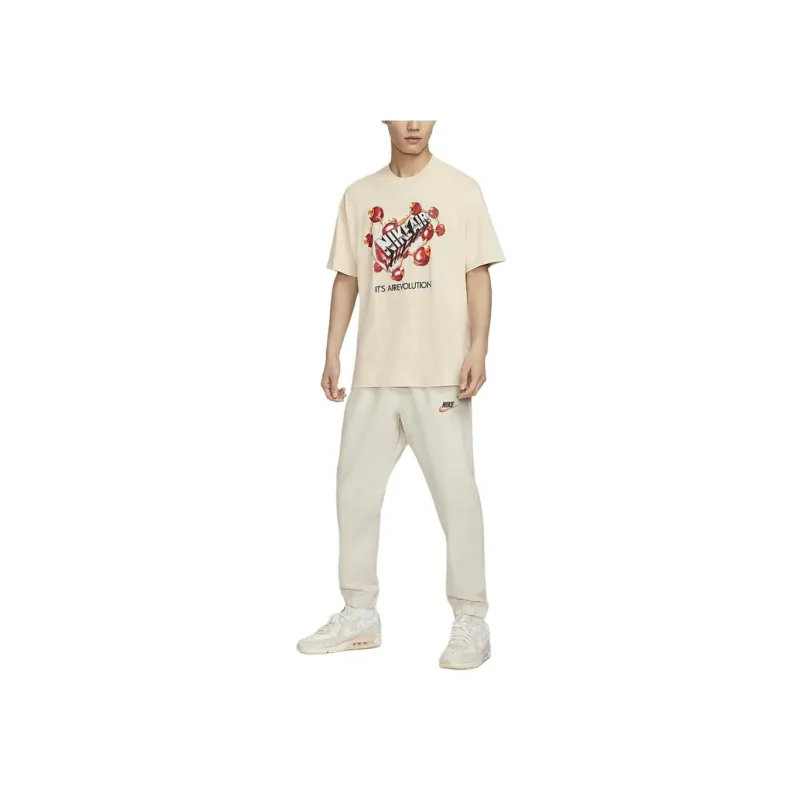Nike T-Shirt Men's Sand Pile White-2