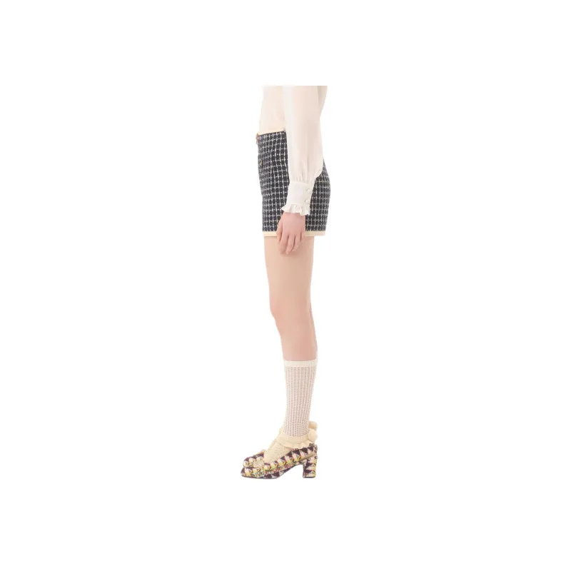 Valentino SS25 Casual Shorts Women's Marine Blue-1
