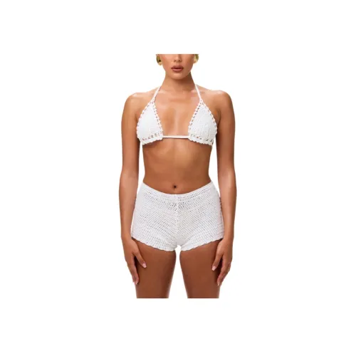NAKED WARDROBE 화이트 여성 비키니