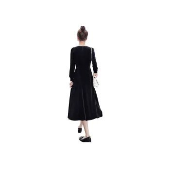 Cypress House Long Sleeved Dress Women's Black