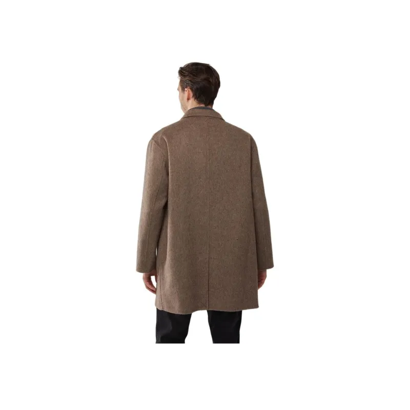 DANIEL HECHTER Coats Men's Light Coffee-0