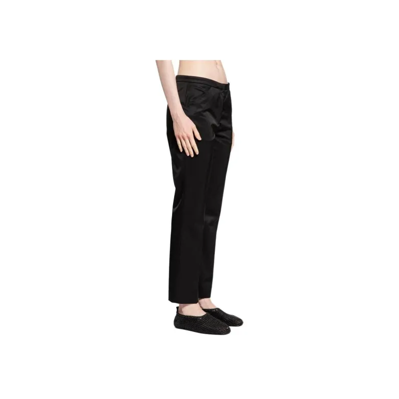 TOTEME Pressed Crease Cropped Trousers-2