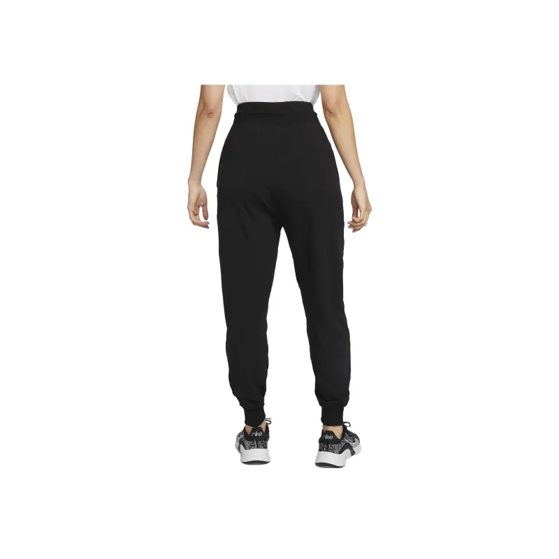 Nike Dri FIT One Women's High Waisted 7/8 French Terry Joggers Black-5