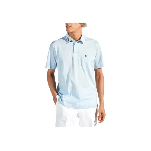 MUNSINGWEAR 블루 남성 폴로 셔츠