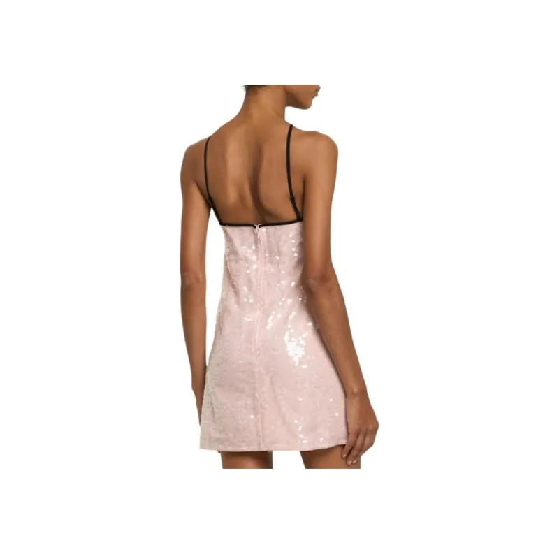 Self portrait Floral Detailed Sequin Embellished Mini Dress-3